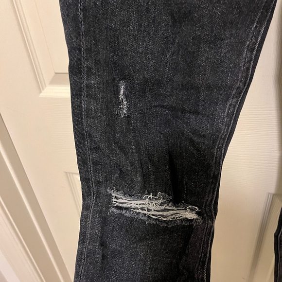 Rag & Bone High-Rise Ankle Skinny Jeans in Dark Gray - Picture 4 of 6